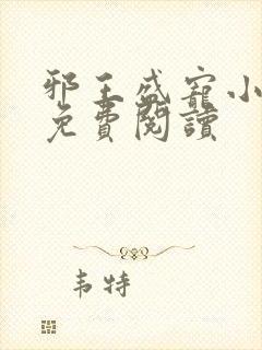 邪王盛宠小毒妃免费阅读