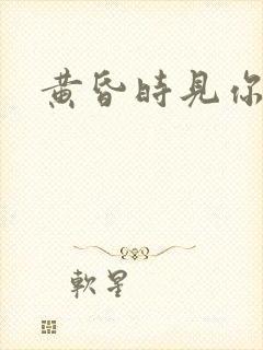 黄昏时见你
