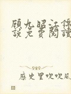顾九昭江锦禾小说免费阅读最新章节封面