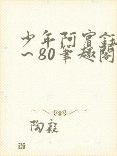 少年阿宾钰慧1～80笔趣阁封面