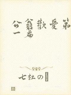 公翁欢爱第三十一篇
