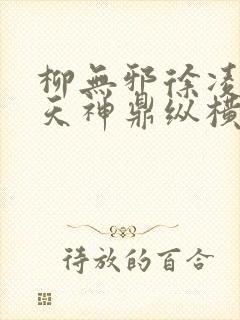 柳无邪徐凌雪吞天神鼎纵横小说