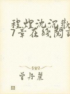程煜沈沉欢第17章在线阅读免费封面