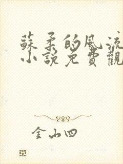 苏柔的风流人生小说免费观看全文下载