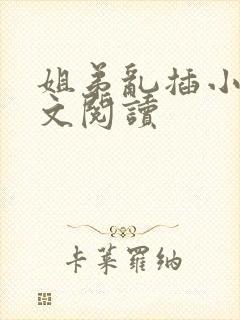 姐弟乱插小说全文阅读