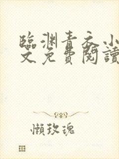 临渊青衣小说全文免费阅读无弹窗