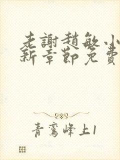 老谢赵敏小说最新章节免费阅读