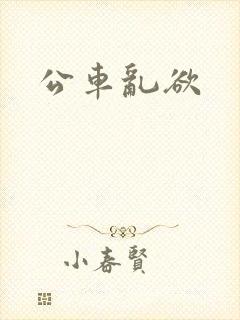 公车乱欲封面