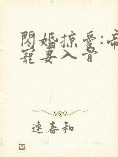 闪婚掠爱:帝少宠妻入骨