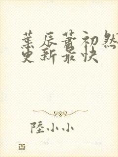 叶辰萧初然哪里更新最快