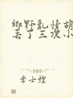 乡野乱情胡秀英丢了三次小说封面