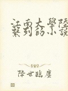 江南大学陆冰嫣系列的小说