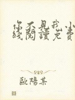 你不见我小说在线阅读免费