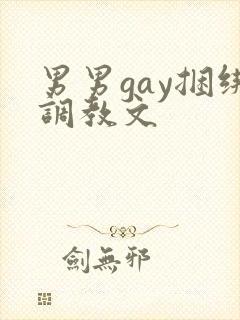 男男gay捆绑调教文