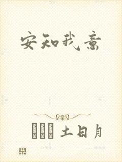 安知我意封面