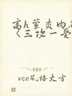 高h荤爽肉欲文〈三攻一受封面