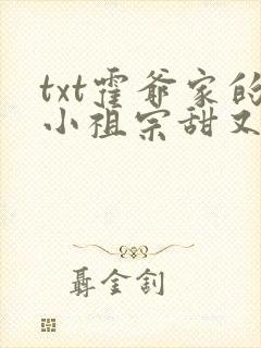 txt霍爷家的小祖宗甜又野下载