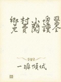 乡村小傻医小说免费阅读全文