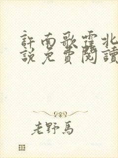 许南歌霍北宴小说免费阅读全文最新章节封面