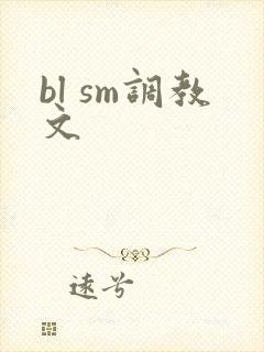 bl sm调教文