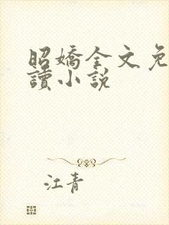 昭娇全文免费阅读小说