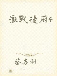 激战后厨4封面