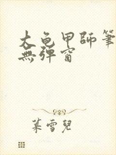 大龟甲师笔趣阁无弹窗封面