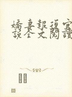 娇妻报复官场小说全文阅读封面
