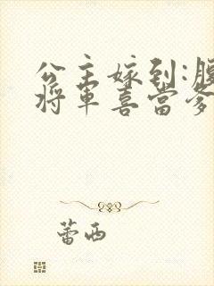 公主嫁到:腹黑将军喜当爹小说免费阅读封面