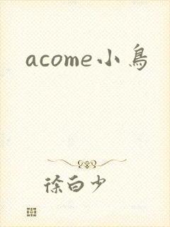 acome小鸟