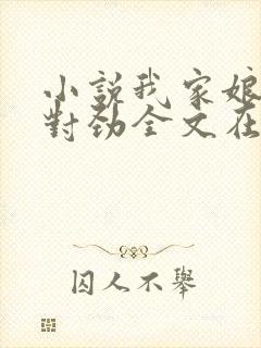 小说我家娘子不对劲全文在线阅读