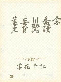 叶妄川乔念小说免费阅读封面