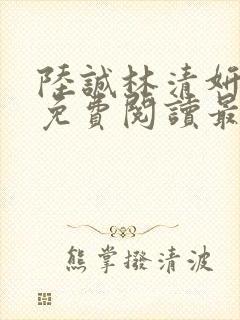 陆诚林清妍小说免费阅读最新章节