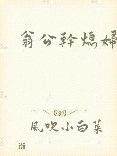 翁公干熄妇