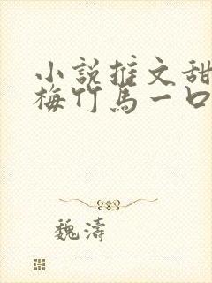小说推文甜文青梅竹马一口气看完