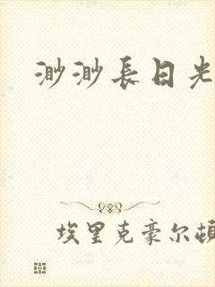 渺渺长日光阴封面