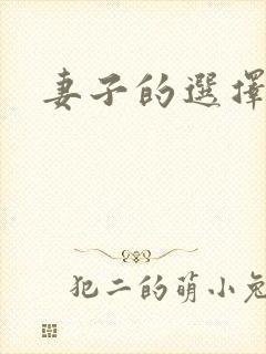妻子的选择小说