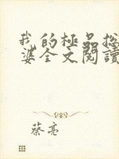 我的极品总裁老婆全文阅读