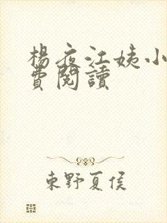 杨夜江姨小说免费阅读