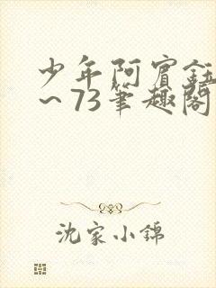 少年阿宾钰慧1～73笔趣阁