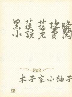 黑莲花攻略手册小说免费阅读