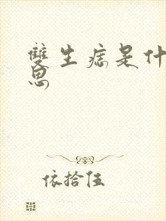 双生痣是什么意思封面