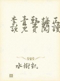 李青韩梅正版小说免费阅读