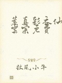 叶真彩衣仙子齐云宗免费封面