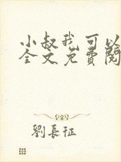小叔我可以小说全文免费阅读