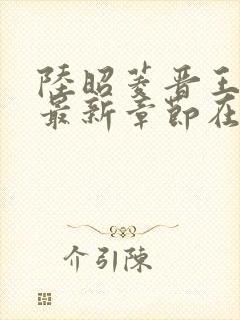 陆昭菱晋王小说最新章节在线阅读