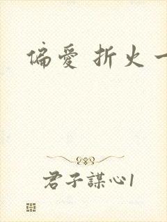 偏爱 折火一夏封面