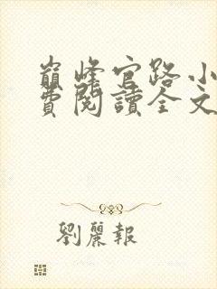 巅峰官路小说免费阅读全文无删减