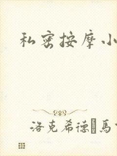 私密按摩小说