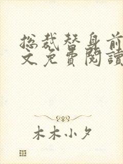 总裁替身前妻全文免费阅读